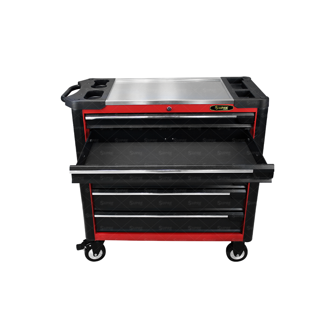MAX - Gabinete para herramientas con ruedas - 7 cajones