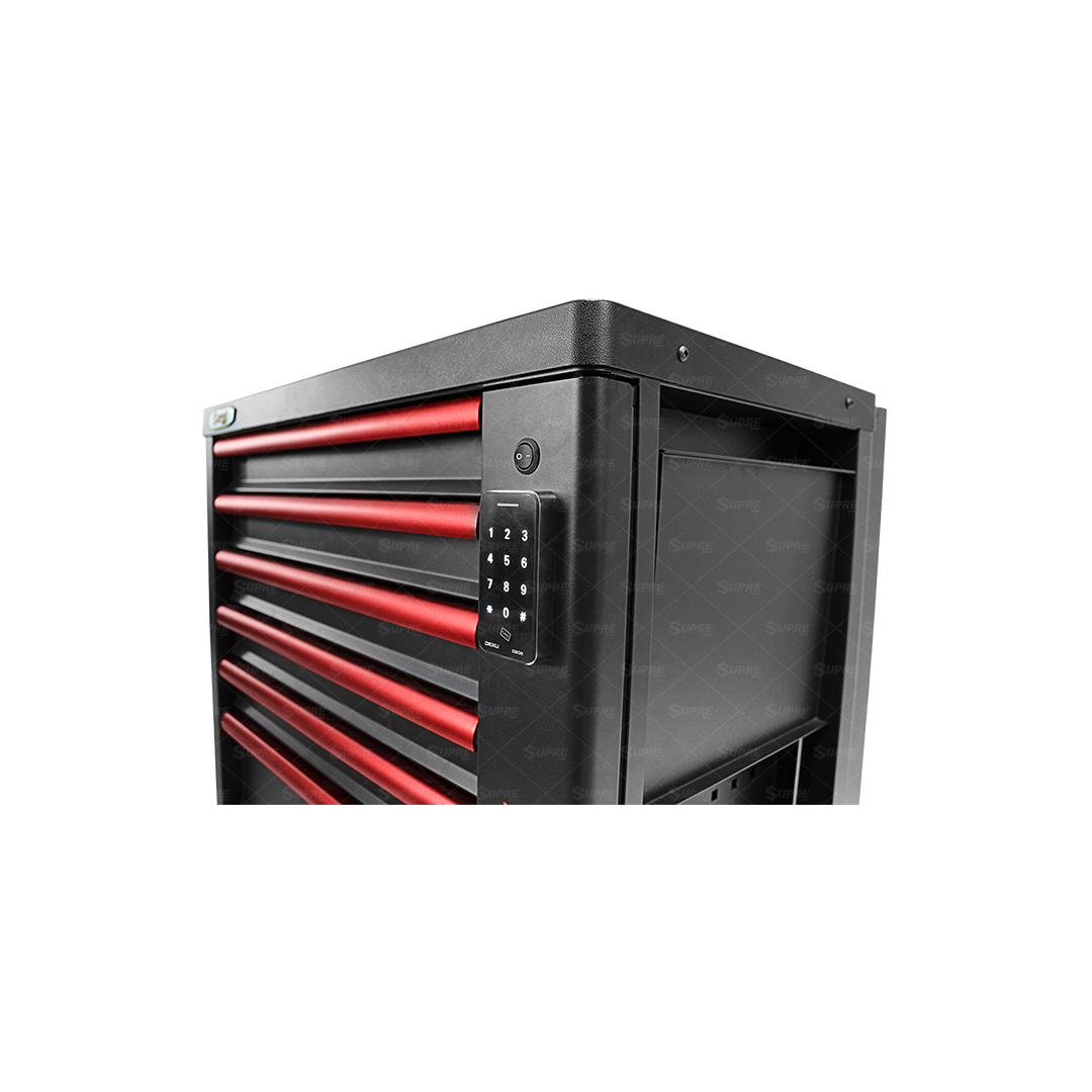 MAX DELUX - Gabinete para herramientas con altavoz Bluetooth y cerradura digital