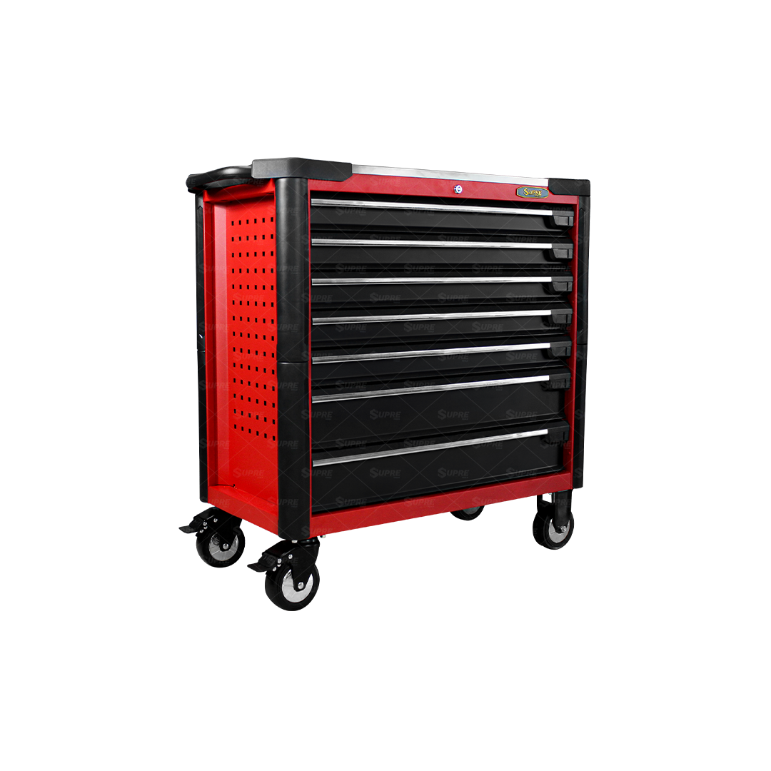 MAX - Gabinete para herramientas con ruedas - 7 cajones