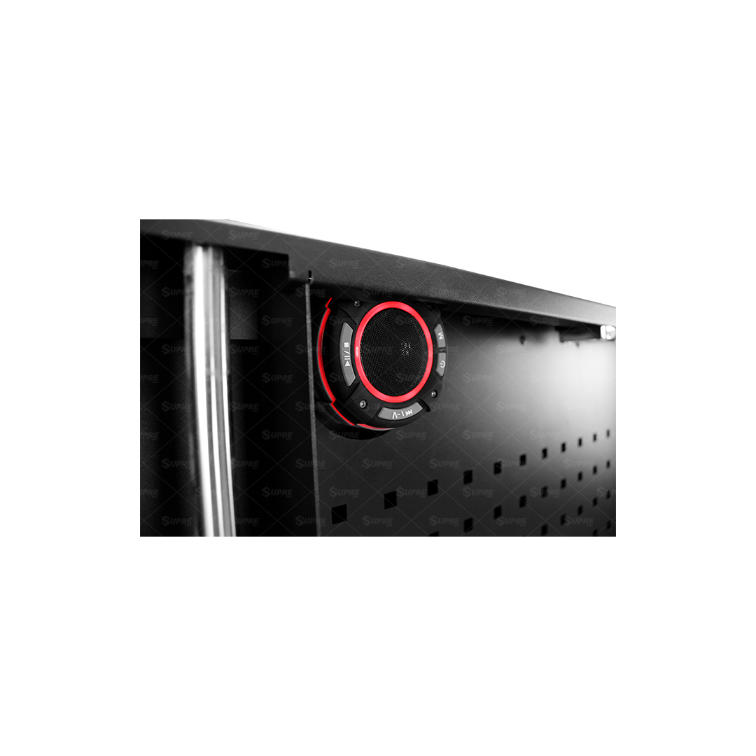 MAX DELUX - Gabinete para herramientas con altavoz Bluetooth y cerradura digital