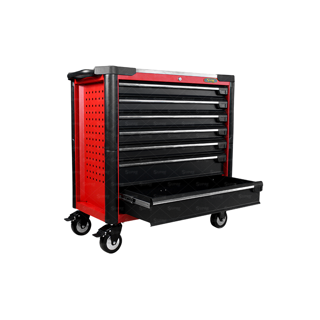 MAX - Gabinete para herramientas con ruedas - 7 cajones