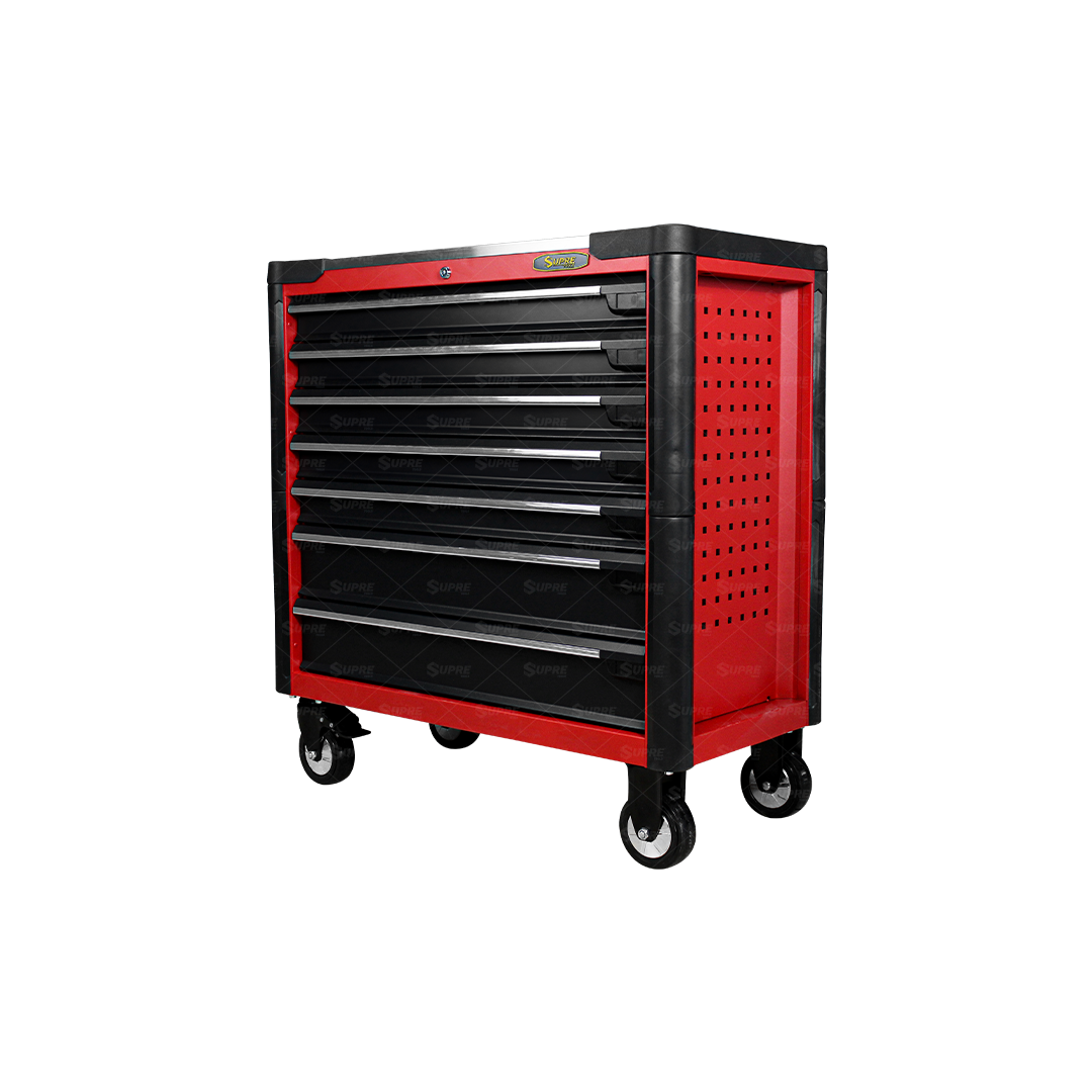 MAX - Gabinete para herramientas con ruedas - 7 cajones