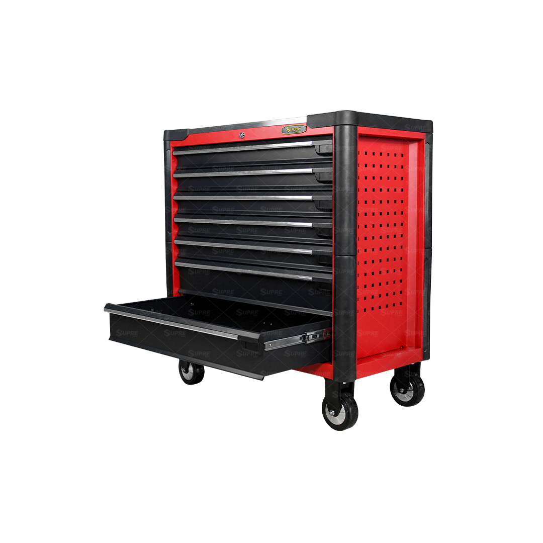 MAX - Gabinete para herramientas con ruedas - 7 cajones