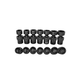 Juego de dados de impacto con nudo; 15 vasos de impacto universales con junta flexible de 1/2''dr, 10-24 mm 5151-ww