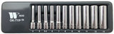 Juego de Dados; 1/4'', Profundos, (Tipo Lok) 4-13mm