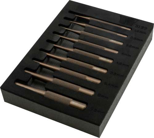 Juego de 9 Piezas de Punzones Mini 3139-WW