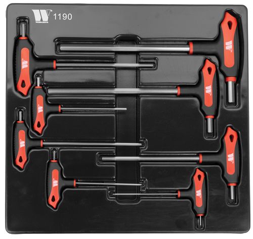 Juego de 8 Llaves Hexagonales en L de 2-10 mm S2 1190-WW