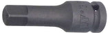 Extensión para impacto; 1/2'' de carraca, 75 mm de longitud