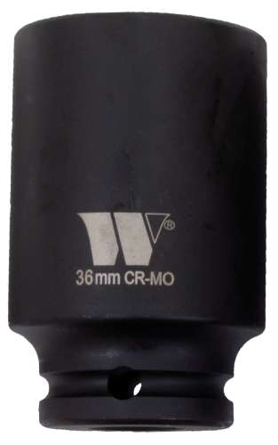 Vaso; 1/2'' de carraca profundo para impacto, 36 mm