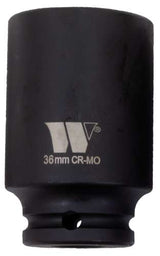 Vaso; 1/2'' de carraca profundo para impacto, 36 mm