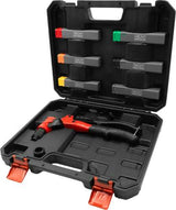 Juego profesional de remachadora y tuercas con cabeza giratoria 360°, 2.4 mm - 4.8 mm; M3 - M6 mm