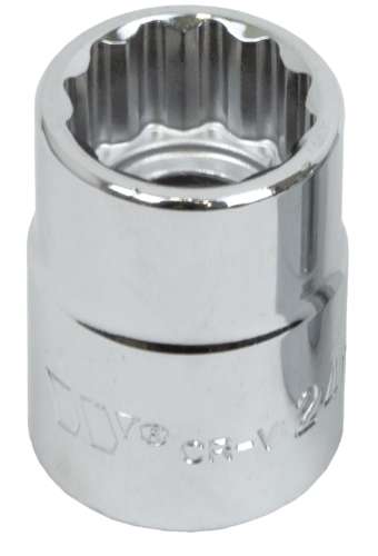 Vaso Bajo; 12 Puntas 3/4'', 24 mm