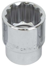 Vaso poco profundo; 12 puntos 3/4'', 32 mm