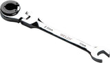 Llave de carraca para línea de freno con cabeza flexible; 11 mm