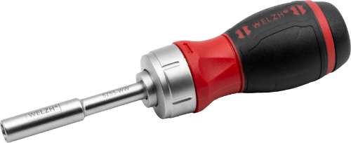 Screw-Mate®; Destornillador de carraca corto 6 en 1