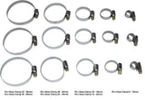 Abrazaderas para Mangueras de Acero Inoxidable Juego de 70 Piezas 8-60 mm