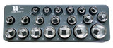 1/2 dr Dados tipo Lok poco profundos 8-32 MM 1063-WW