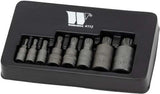 Juego de Dados de Estrías; 8 Piezas S2 Acero M4-M16