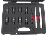 Kit de extracción de tuercas de rueda con bloqueo; Universal (Edición Vibración)