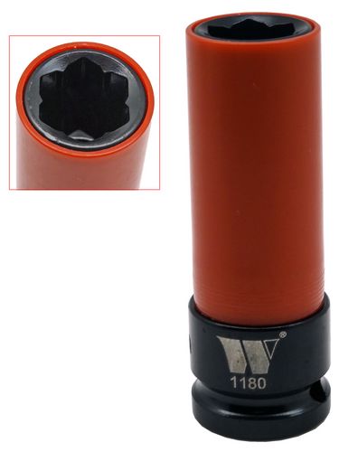 Dados de impacto de 17 mm + protector de plástico para modelos Mercedes-Benz 1180-WW
