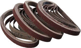 Bandas de Lijado para Lijadora de Banda Neumática 10 mm; Cantidad 25