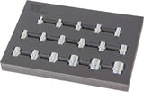 Juego de Dados; 1/2'' de carraca, poco profundo, 10-32 mm, 6 puntos