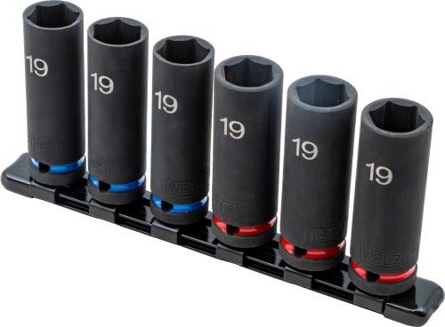 Juego de 6 Dados Profundos para Impacto de 19 mm 4919-WW