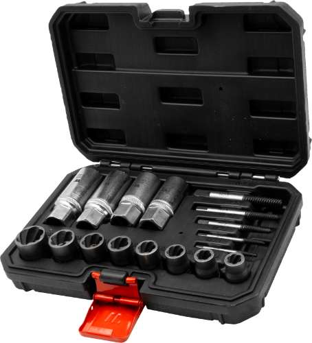 Juego de 17 Piezas para Extractor de Tornillos y Pernos 4113-WW