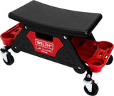 Taburete móvil con bandejas de almacenamiento