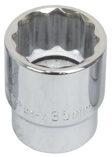 Llave de vaso superficial; 12 puntos 3/4'', 35mm. 11105-35-WW