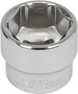 Vaso; Serie Supler Slim 3/8'' 17 mm