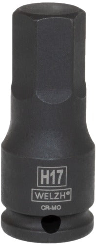 Vaso de impacto, 3/8'' de carraca, hexagonal H14