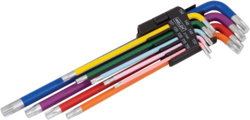 Juego de 9 Llaves Torx Extra Largas T10-T50 (Serie Arcoíris) 2790-WW