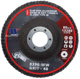 Disco de Láminas, Tipo 29, Óxido de Aluminio Grano 40 Ø115 mm (200 por Caja)