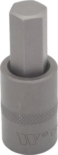 Llave de vaso tipo bit; Hexagonal 1/2'dr H10 (Acero S2) 7073-H10-WW