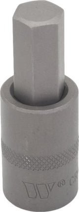 Llave de vaso tipo bit; Hexagonal 1/2'dr H10 (Acero S2) 7073-H10-WW