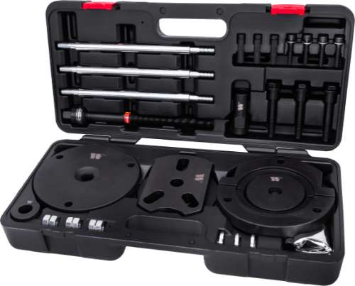 Kit de extracción e instalación de rodamientos de rueda; para rodamientos traseros en Citroën, Peugeot, furgonetas Vauxhall/Opel