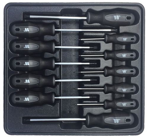 Juego de Destornilladores; Torx de Seguridad 12 Piezas T6-T45