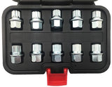 Llaves de Tuercas de Seguridad para Ruedas; VAG - Juego de 10 Piezas para Golf/Polo/Siroco/Jetta/A4/A5/A6