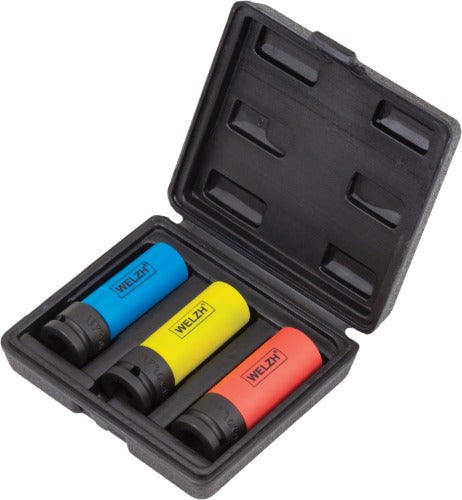 Juego de Dados de Impacto Protectores; Serie Lok-Typ 17, 19, 21 mm