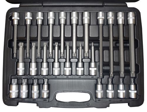 Juego surtido de 26 piezas de puntas estriadas de 1/2'' M5-M16 5180-WW
