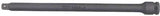 Barra de extensión para impacto; 1/4'' dr 150 mm de longitud