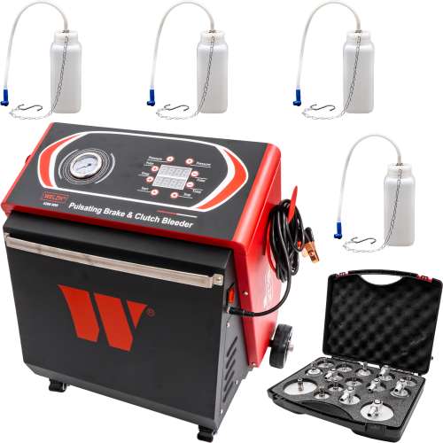 Sangrador Pulsátil para Frenos y Embrague de 12 Voltios + Juego de Adaptadores