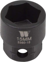 Vaso de Impacto; Extra Corto con Punta Hexagonal de 3/8'' de Carraca, 14 mm