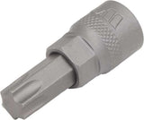 Vaso de Puntas; Torx con Vástago Hexagonal Acero S2, 3/8''dr T55