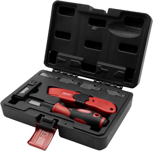 Juego de Cuchillas para Recortar y Raspadores; 27 Piezas