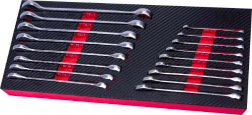 Juego de Llaves Combinadas Welzh Serie Jet, 17 Piezas; 8-24 mm