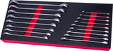 Juego de Llaves Combinadas Welzh Serie Jet, 17 Piezas; 8-24 mm
