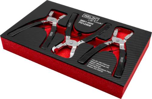 Kit de Alicates para Clips de Moldura; 3 Piezas