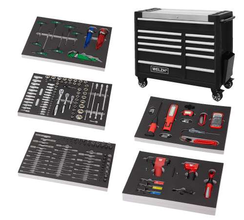 91011-WW Carro de Herramientas y Juego de Bandejas 5 Bandejas 91011-5-B-WW